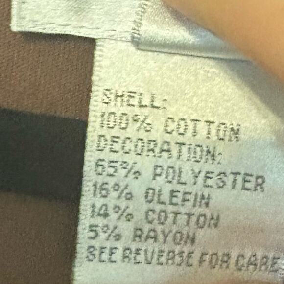 Talbots Brown And Black Sequin‎ Tank Top Size Large - Picture 6 of 7